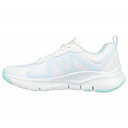 Skechers Arch Fit أزرق سماوي بشعار زهري